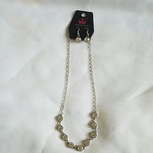 paparazzi Earring and Necklace Set
